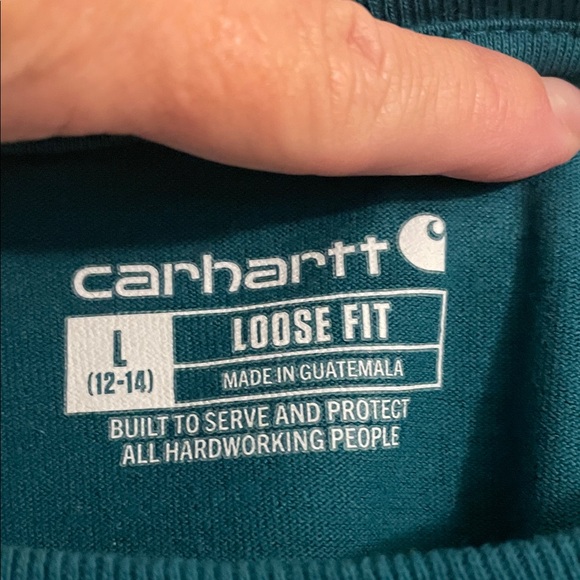 Carhartt  Long Sleeve with Red Logo - Picture 3 of 3